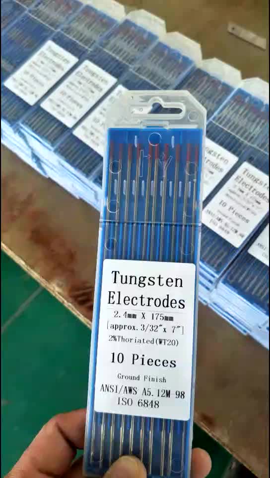 Wt20 Tungsten Electrode Buy Wt20 Tungsten Electrode 2.4*150mm/175mm