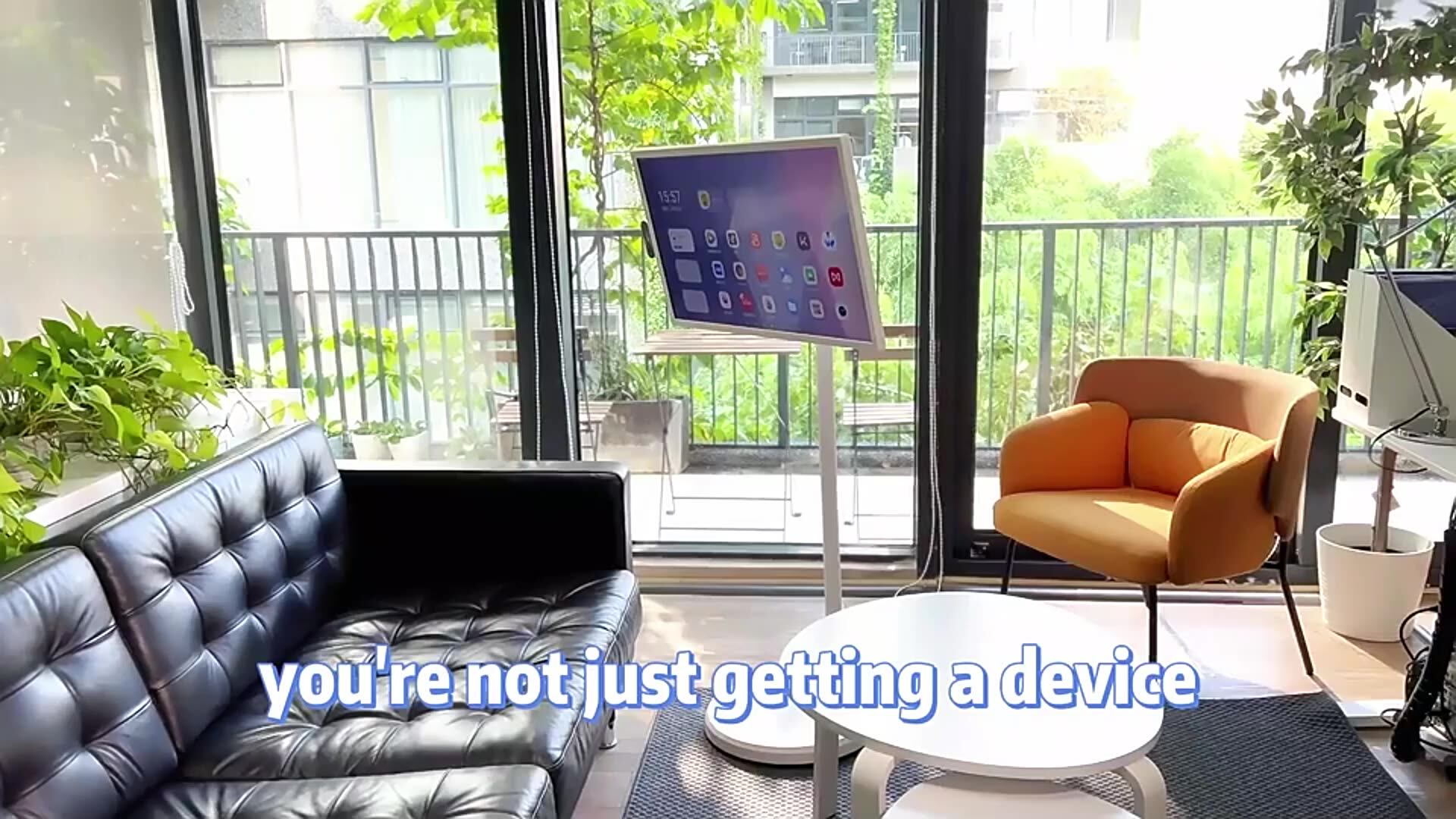 21.5 Inch Batterypower Android Lg Stand By Me Tv Incell Touch Screen Gym Gaming Live Room