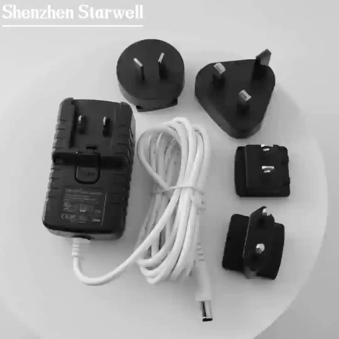 Interchangeable Plug Power Supply 3v 5v 6v 7v 10v 9v 12v 1a 1.5a 2a Au