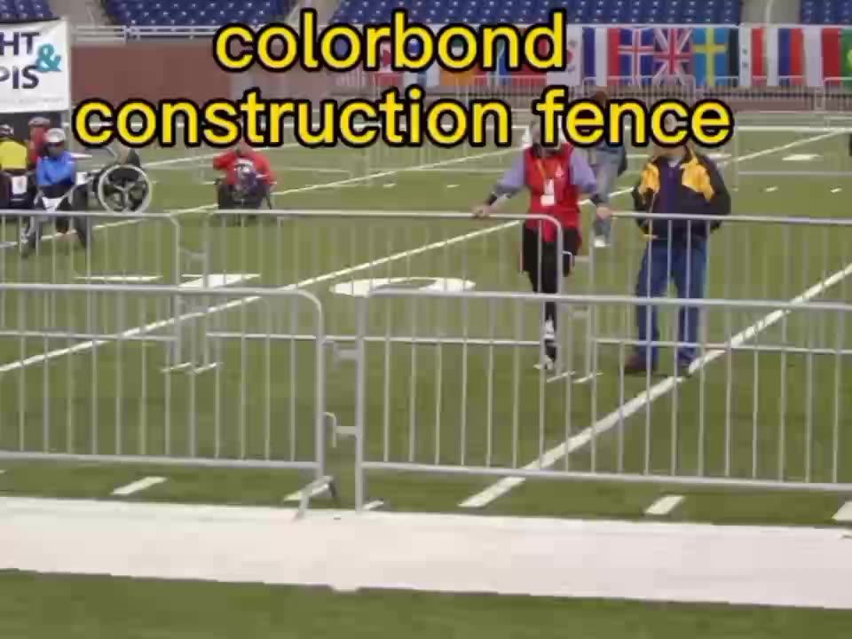 Construction Hoarding Panels Steelwall Colorbond Fence Construction 2m