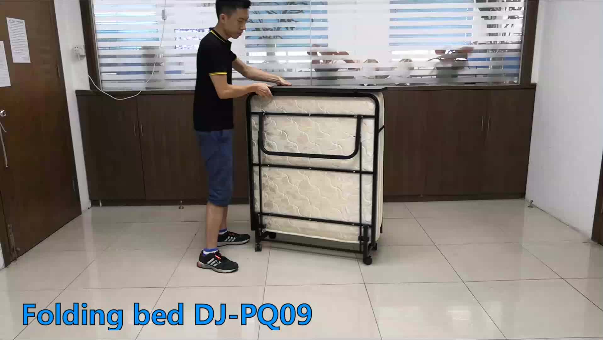 Smart Furniture Easy Folded Portable Single Metal Folding Bed With