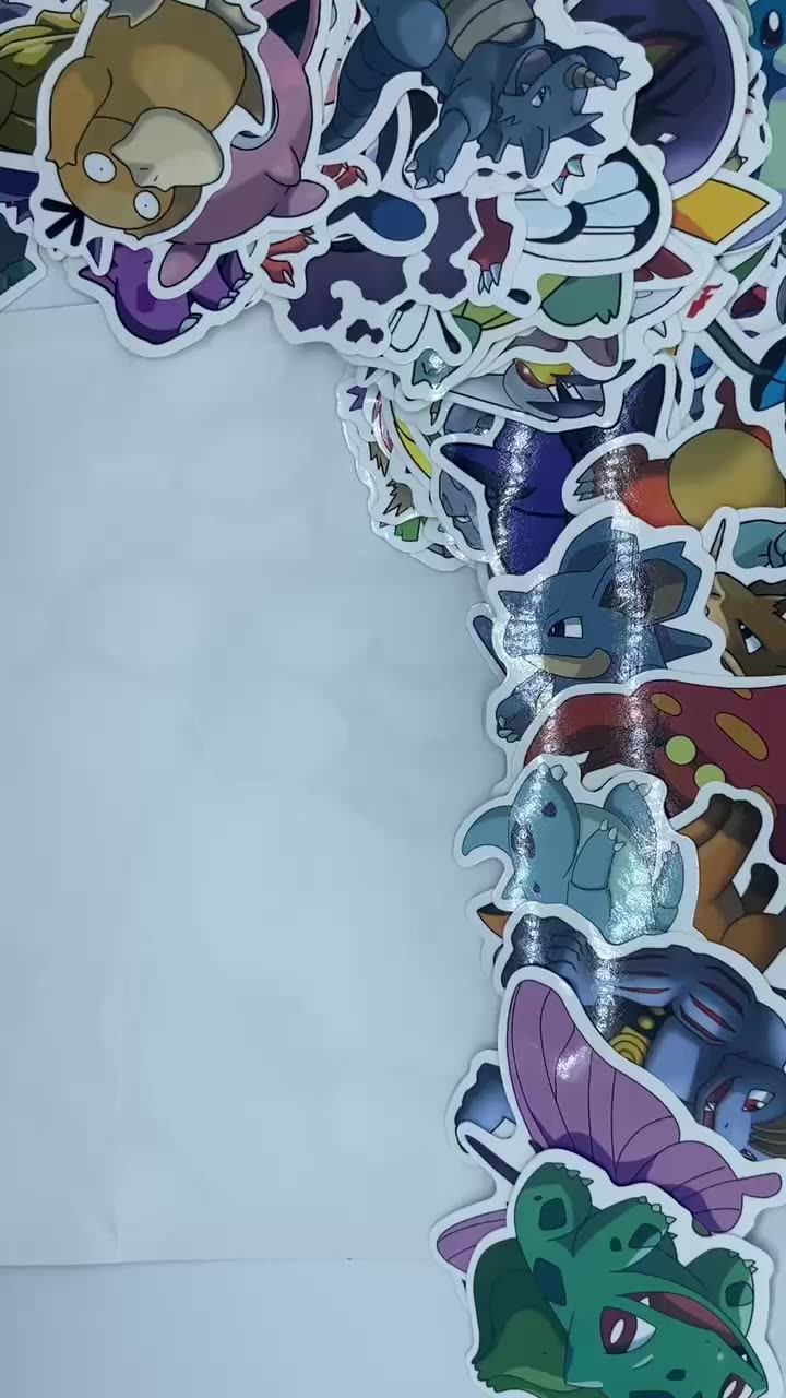 Wholesale Anime Cartoon Pokemoned Graffiti Stickers Suitcase Laptop Phone Cup Refrigerator