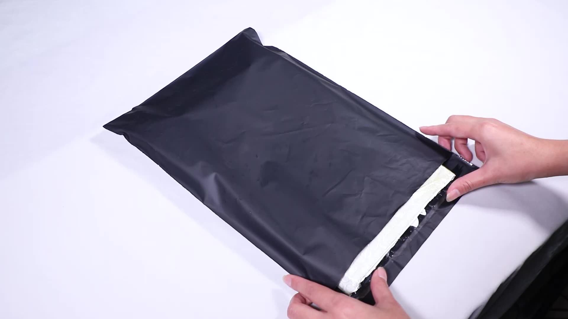 Custom Plastic Courier Bag With Pouch &ups Dhl Express Bag With Transparent Pocket Buy Bag