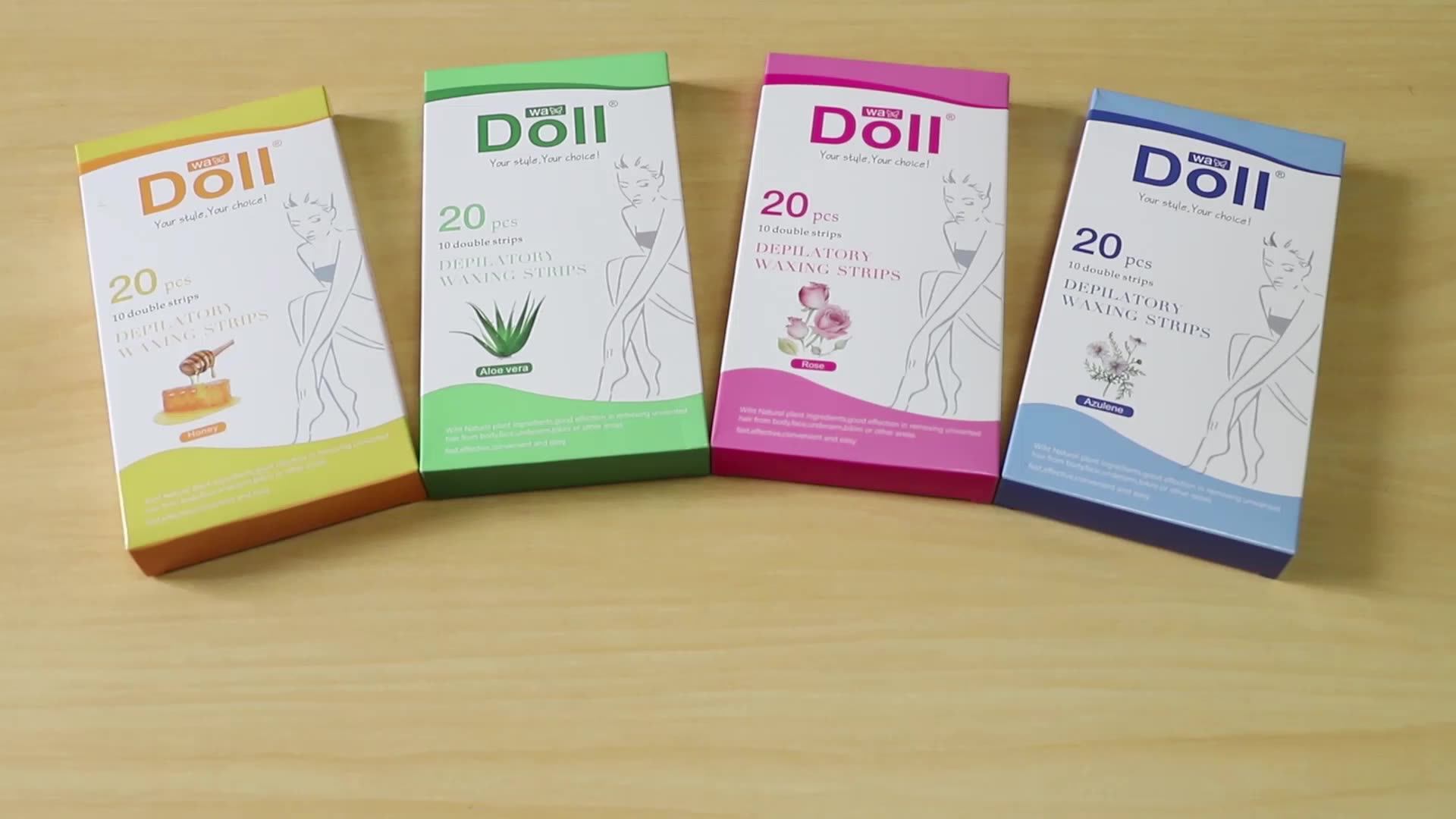 Free Sample Wax Strips Best Selling Timoom 20pcs Factory Hair Removal