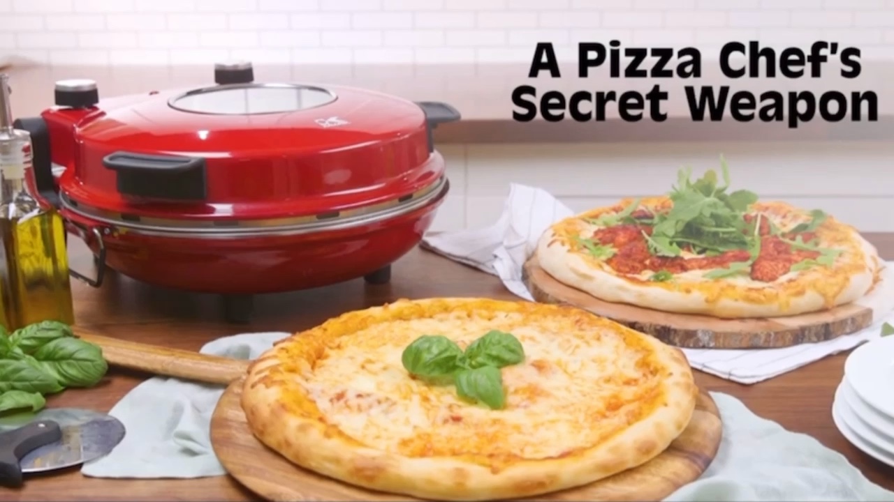 Ql31w Automatic Pizza Maker Machine With Big View Window Fast Cooking