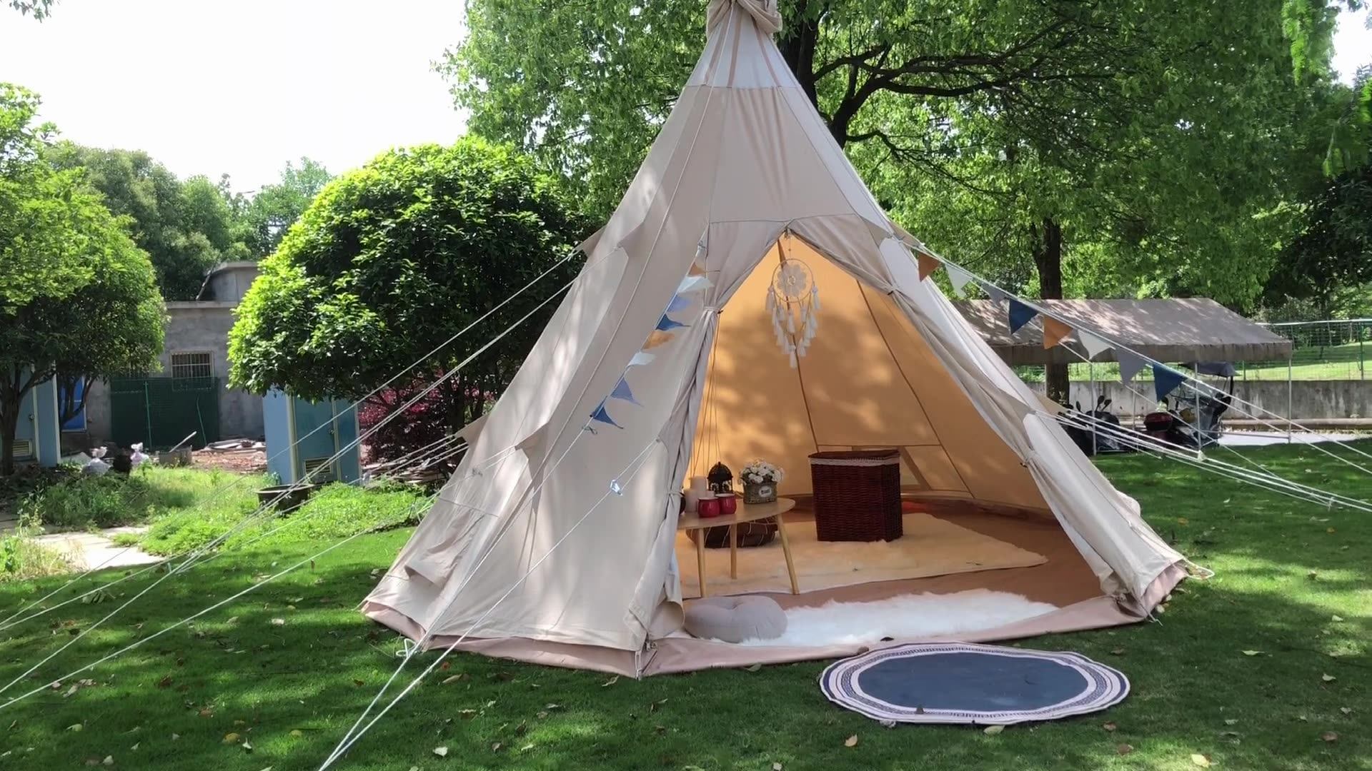 A Frame Aluminum Pole Sleepover Teepee Tents Tente Tipi Tent Teepee