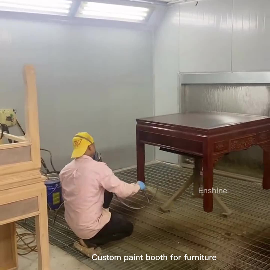 Wooden Furniture Paint Booth / Furniture Spray Booth / Factory Paint