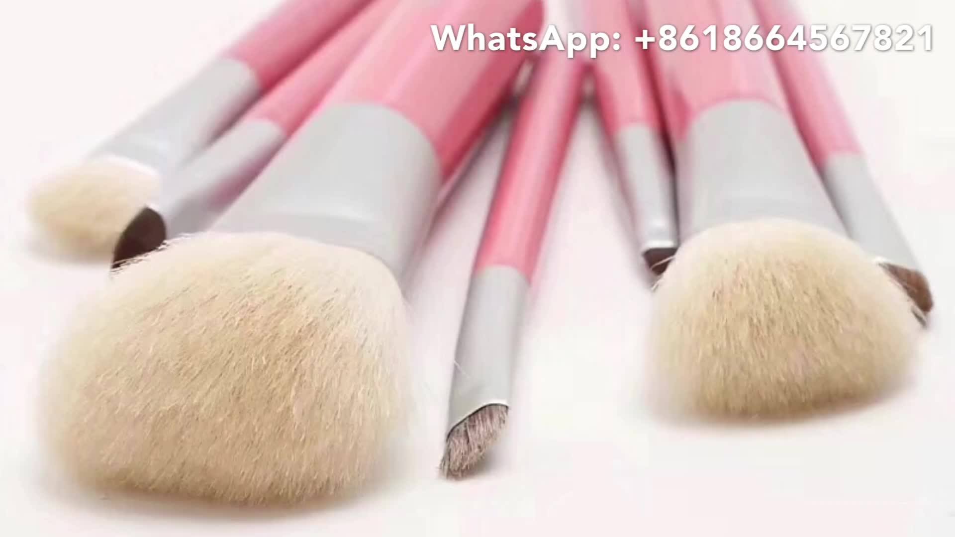 New Design Cosmetic Makeup Brushes Customized 7pcs Liquid Glitter Make