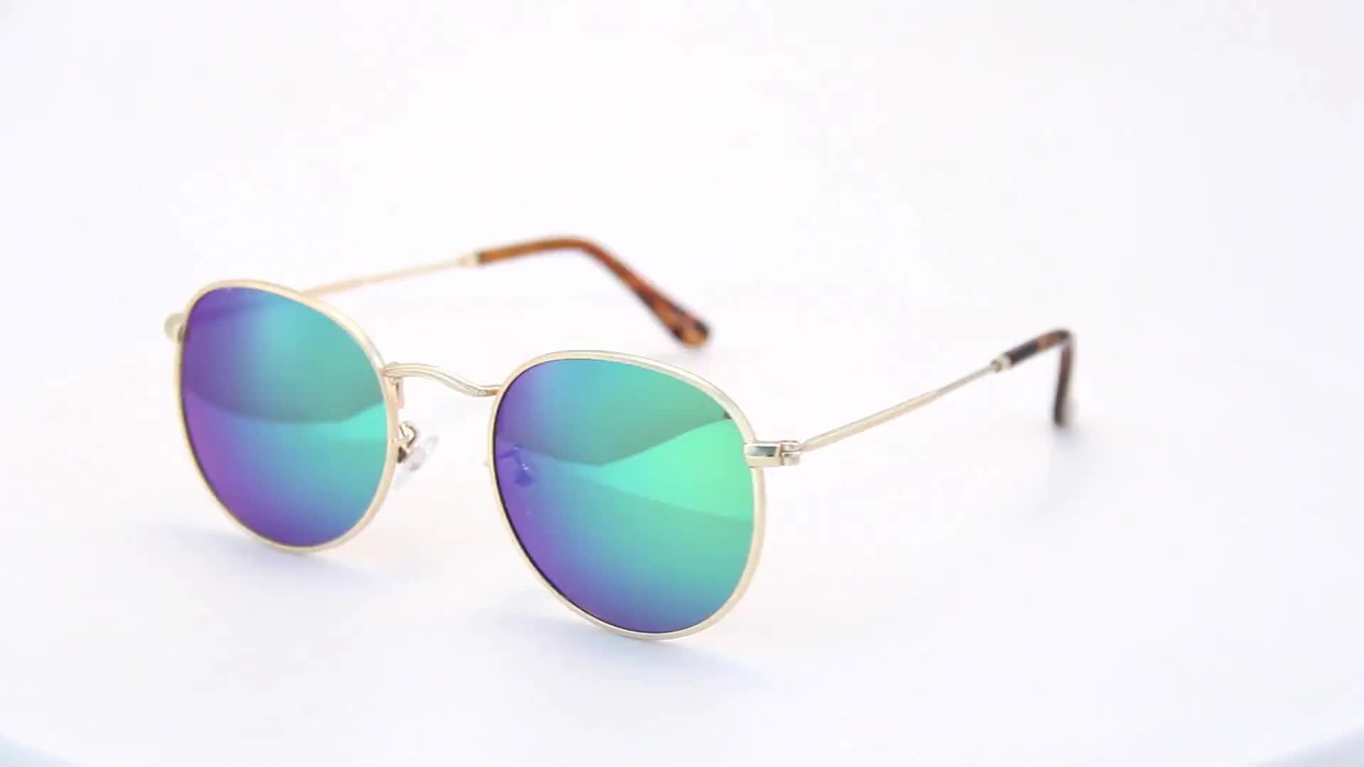 Made In China Metal Sun Glasses Uv400 Round Cat.3 Polarized Sunglasses