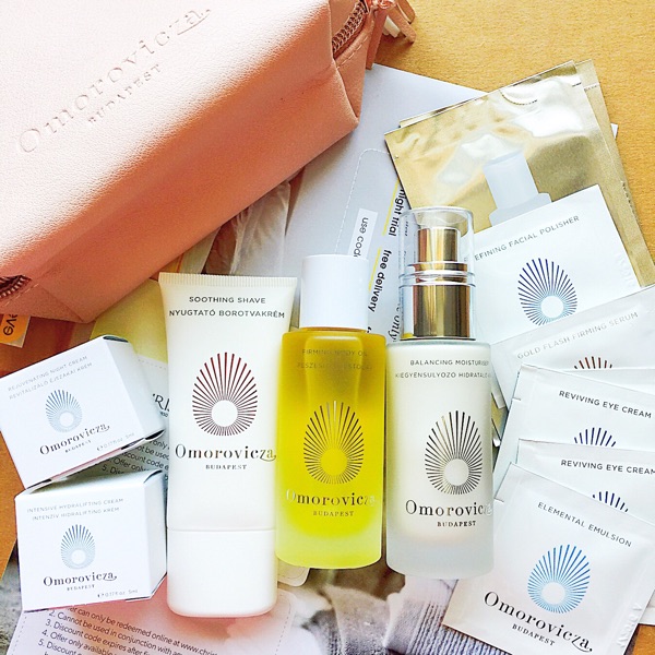 Hungarian Omorovicza Trial Pack Ruby Lotion, Mint Cleansing, Queen Water, Makeup Remover, etc.