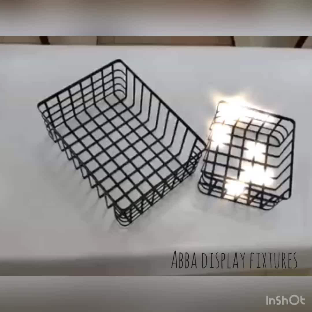 Iron Wire Mesh Laundry Basket Under Shelf Wire Basket Buy Iron Wire