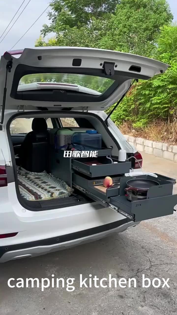 Car Suv 47b2 Camping And Cooking Mobile Kitchen Truck For Off Road