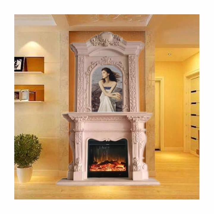 Large Indoor Wood Burning Fireplace Mantel Buy Indoor Wood Burning