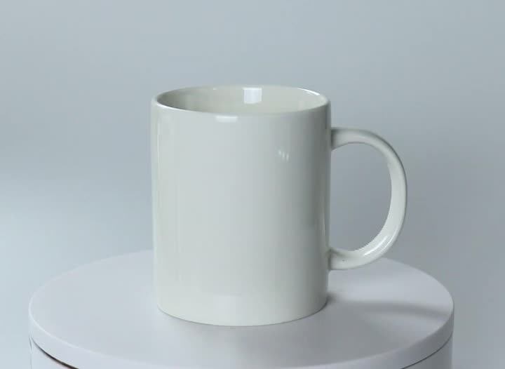 Custom Porcelain Mug Plain White 11 Oz Mug Blank Promotional Gift