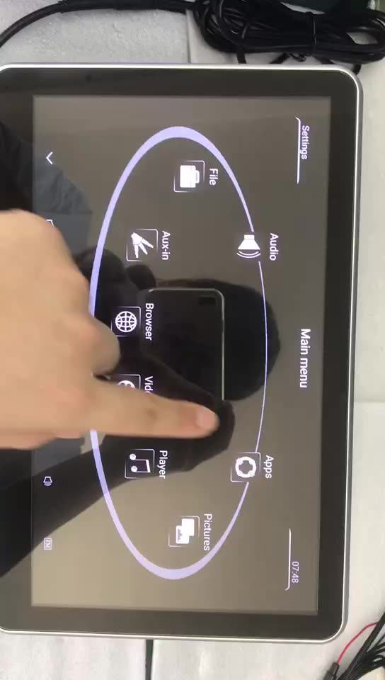 Android 10 Headrest Tv Screen Car Dvd Player For Toyota Land Cruiser