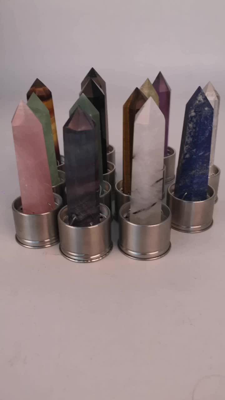 Natural Crystal Stone Point Crystal Wands Infused Gemstone Crystal