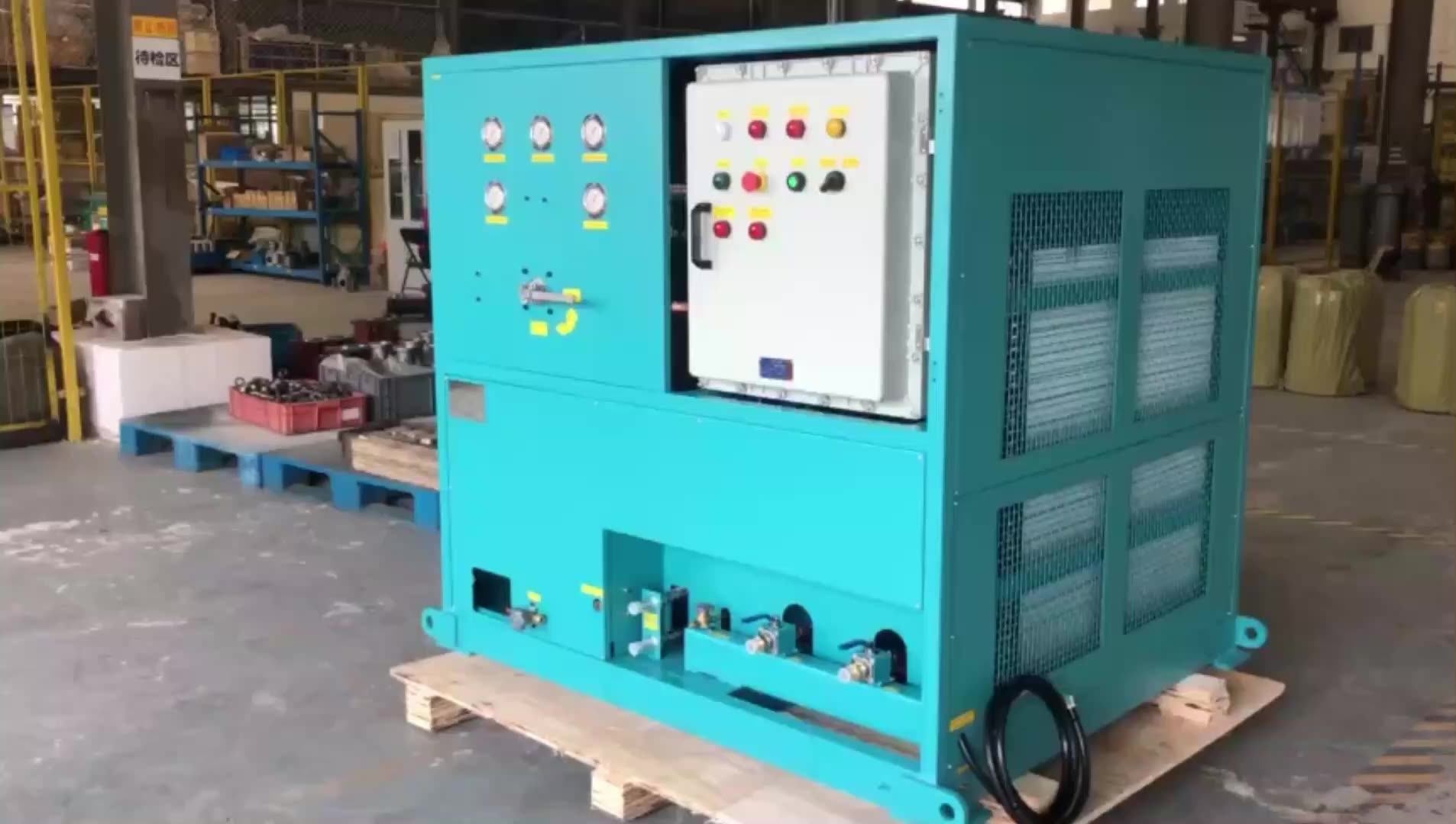 25hp Atex Oil Less Refrigerant Recovery Machine Air Conditioner Ac