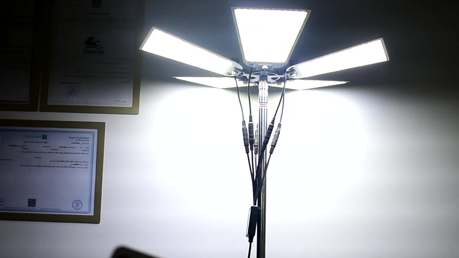 360light Led Camping Light Adjustable Fishing Rod Led Light With Rf