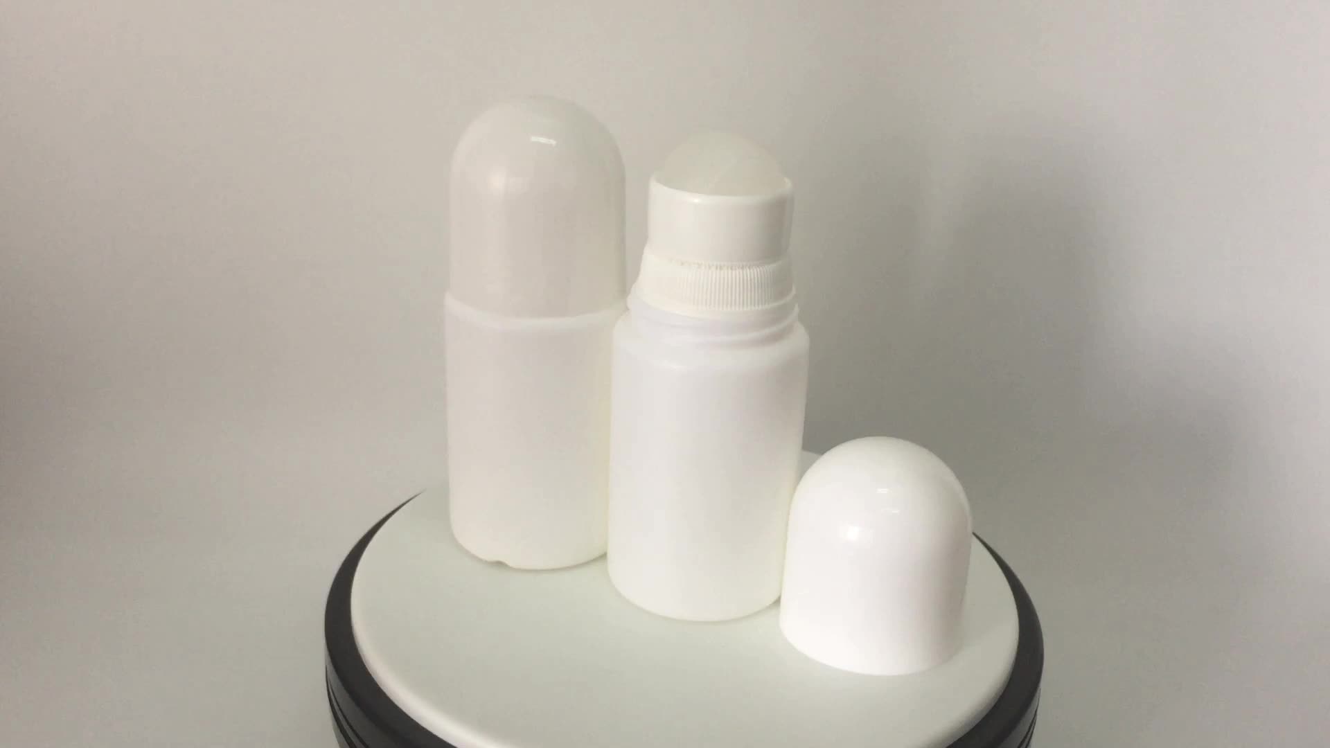 Empty Plastic 50ml Refillable Roll On Bottles,Recyclable Leakproof Diy