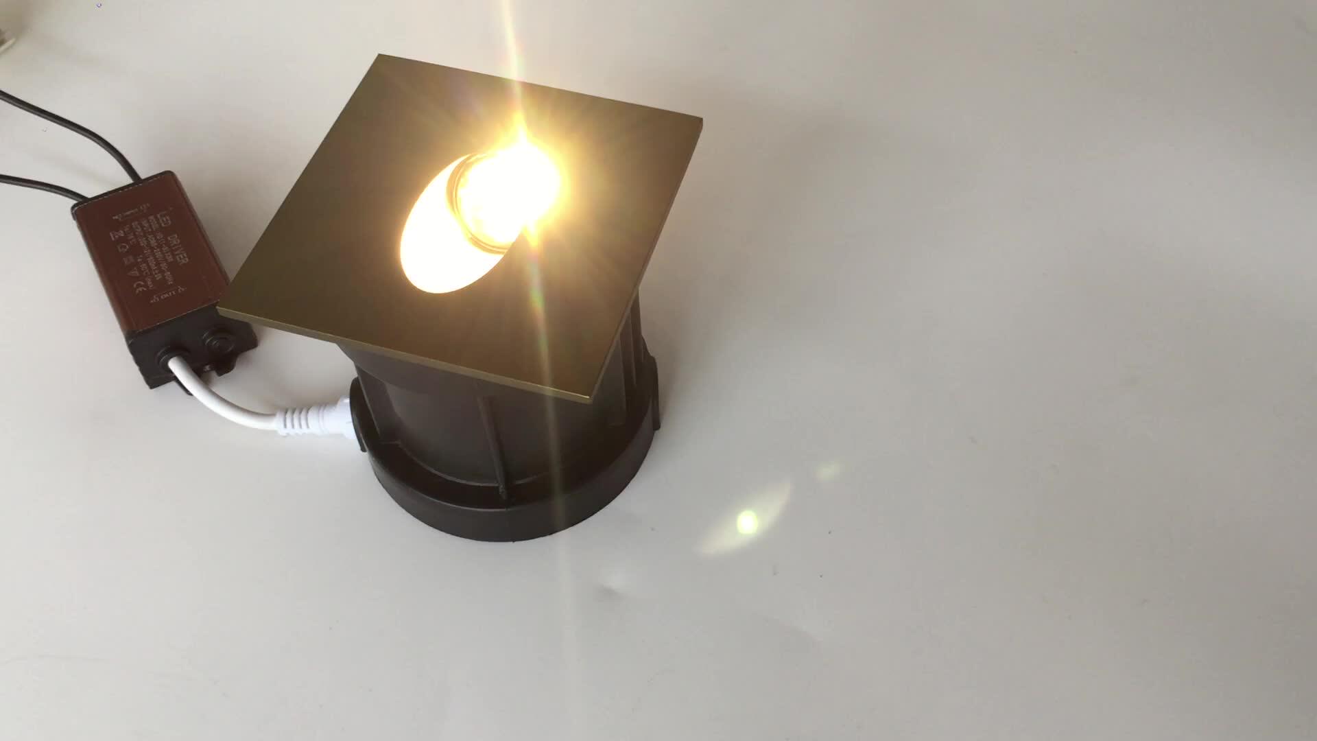 3w Outdoor Landscape Lighting Inground Light Recessed Led Step Lights