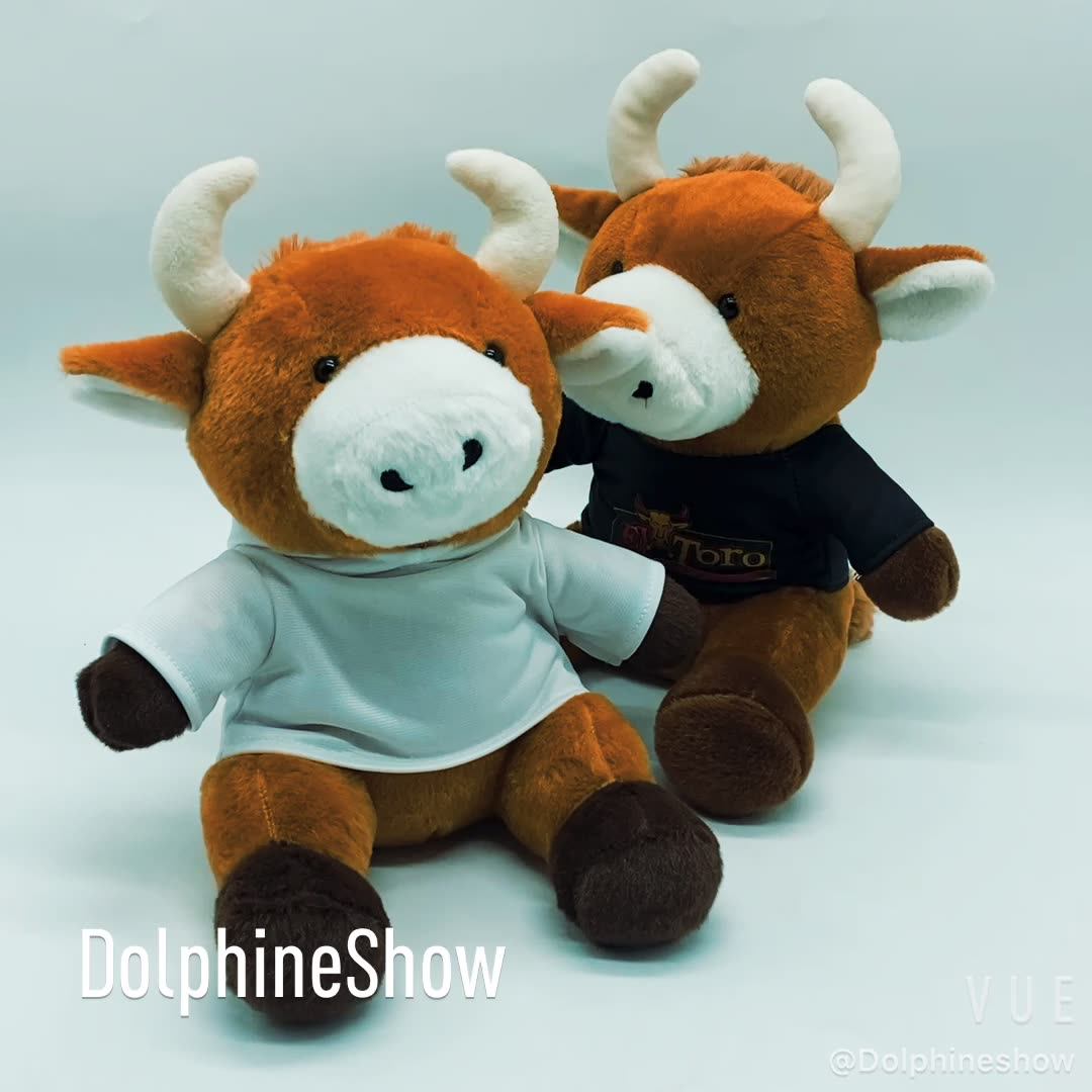 Promotional Gifts Plush Milk Cow Toy Mascots Wholesale Oem Logo Soft