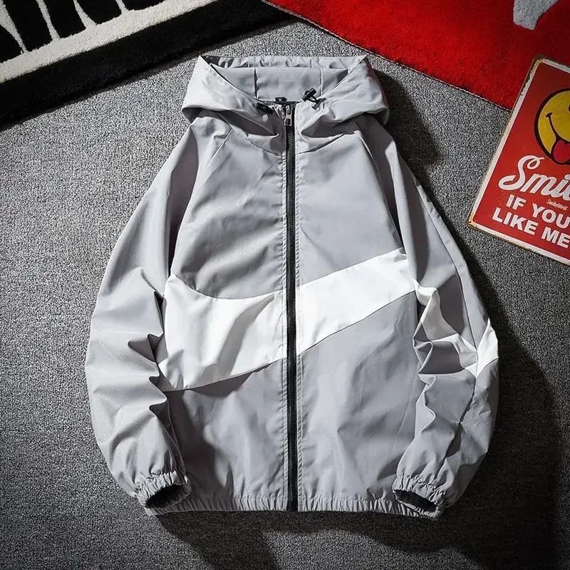 2024 New Trend Jacket for Men, Versatile Thin Outerwear for Spring and Summer, Baseball Jacket, Sun Protection Clothing, Windbreaker
