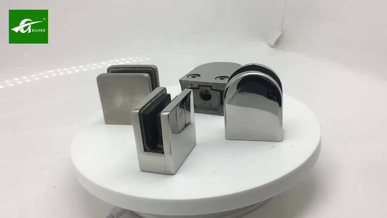 Stainless Steel Glass Corner Clamp Holding Clips Use For Glass Holder