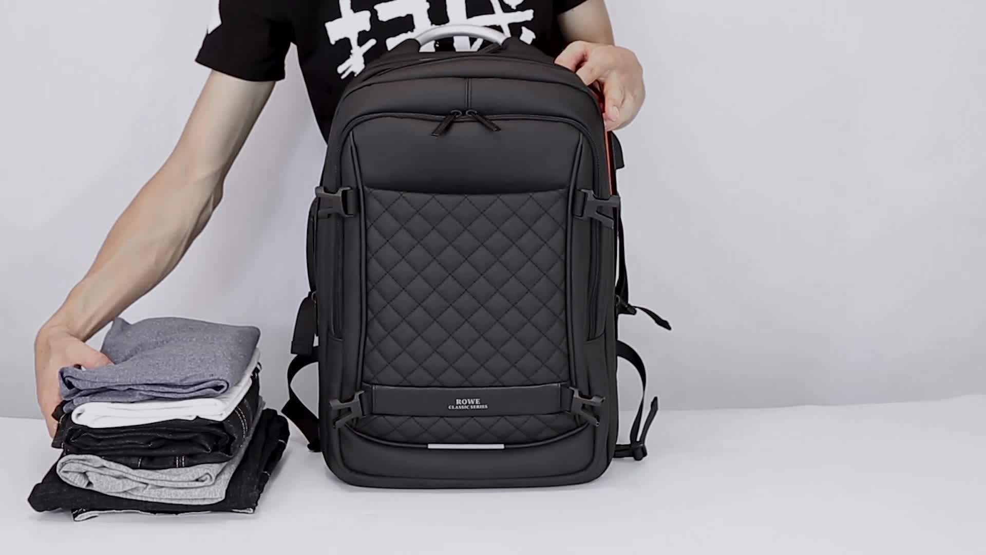 Fenruien 17 Inch Large Capacity Waterproof Anti Theft Working Male