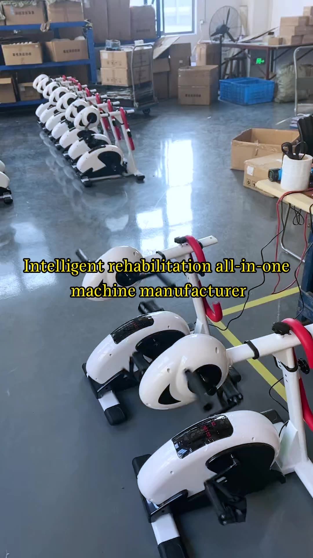 Cerebral Stroke Arm and Leg Physical Therapy Dual Exercise Bike