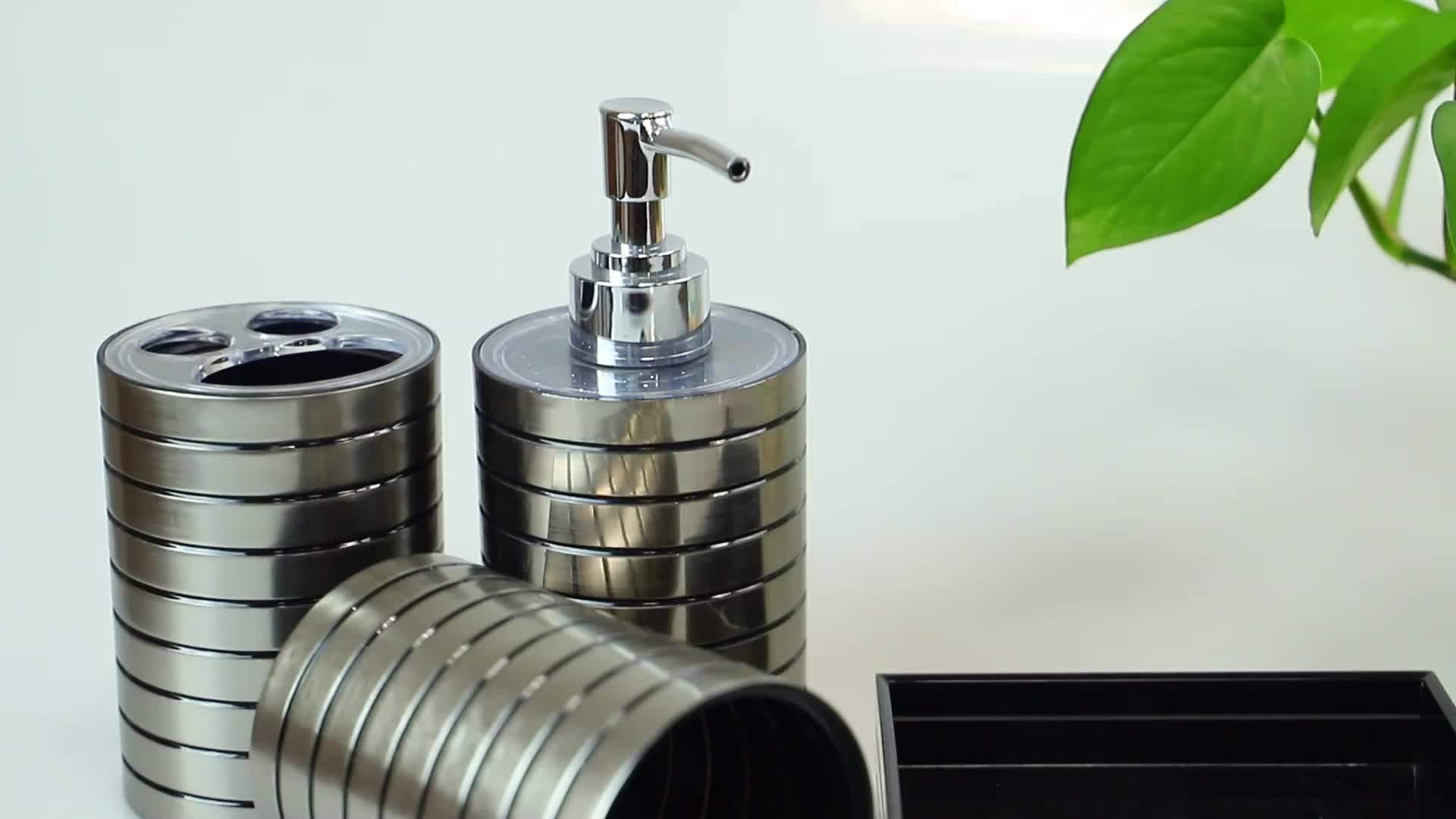 Luxury Bathroom Accessories Plastic Lotion Bottle,Plastic Lotion Bottle