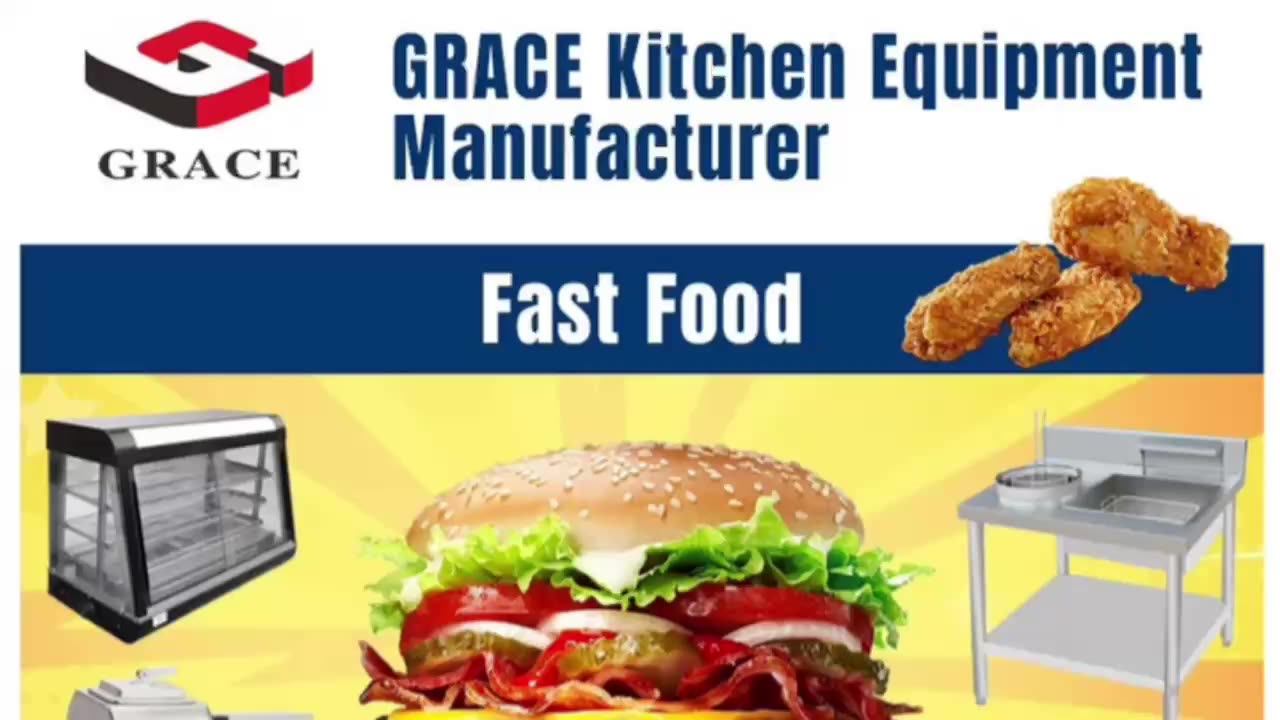 Complete Kfc Full Set Solution Commercial Restaurant Kitchen Machine