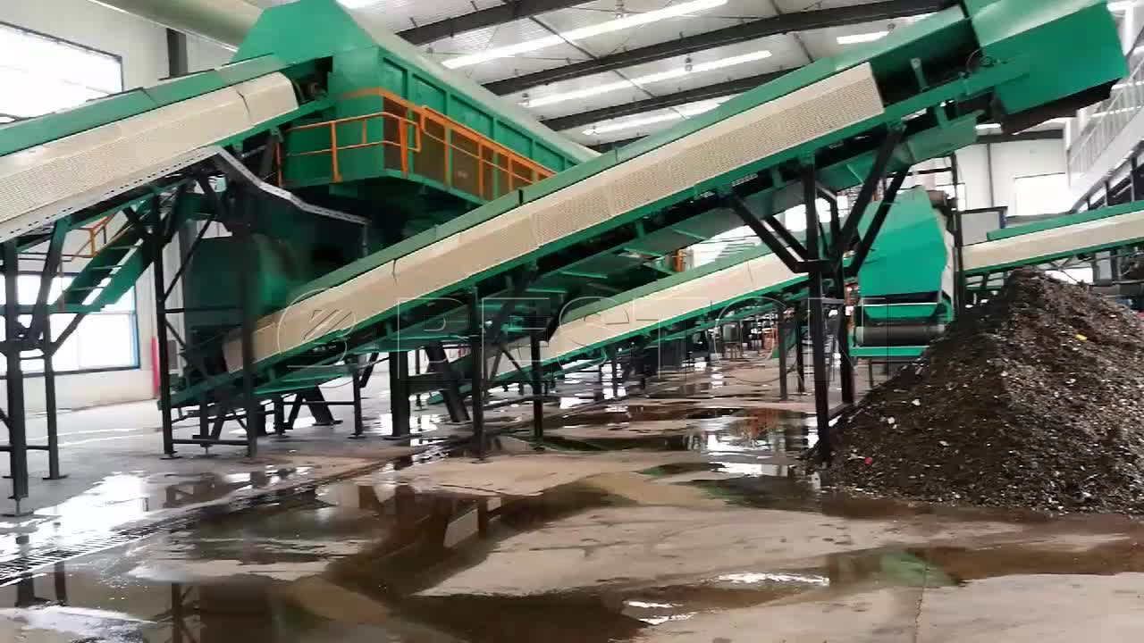 Popular Urban Waste Sorting Machine Waste Recycling To