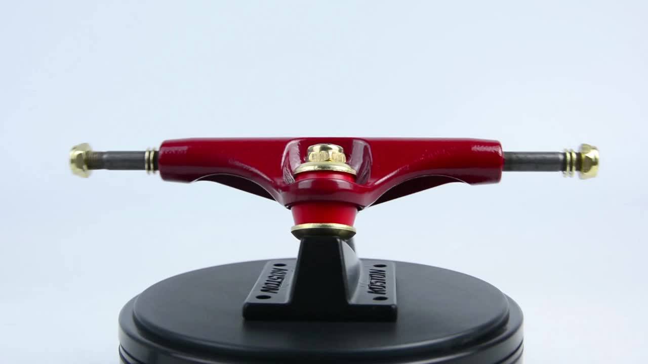 Pro Grade Level Skateboard Trucks With Hollow Kingpin In 139mm Hanger