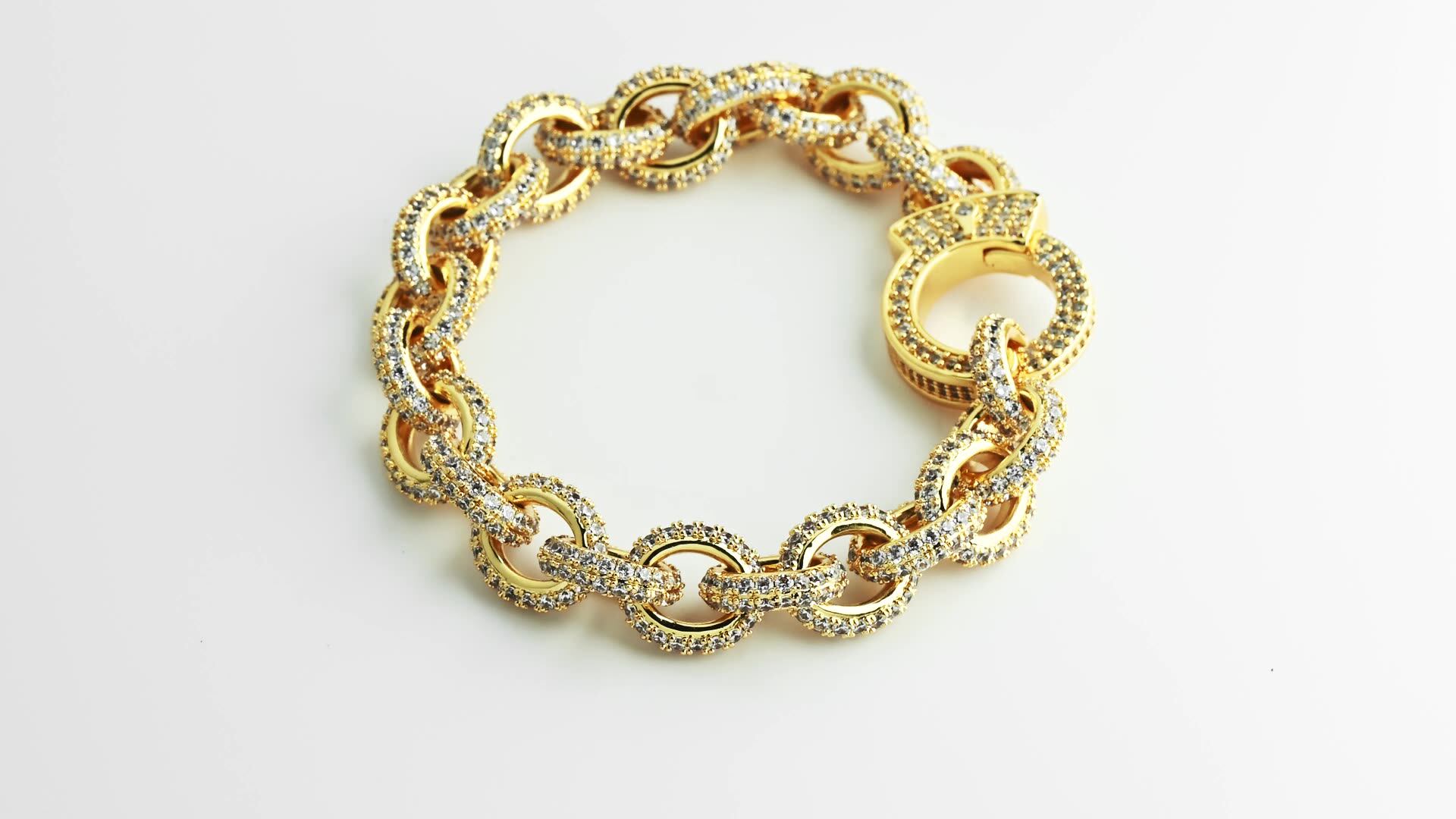 Newest Custom Jewelry China Bracelet Latest Brass Men's Rope Chain