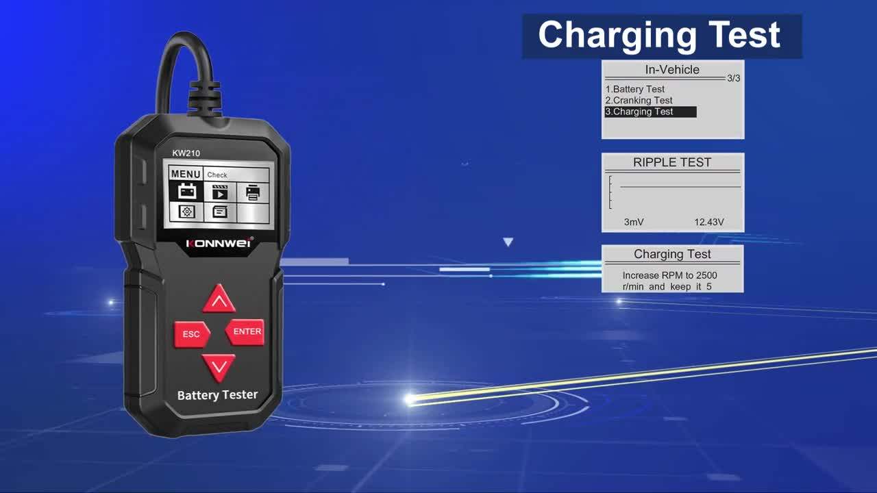 Multifunctional Unique Design Diagnostic Tool Car Battery Analyzer For