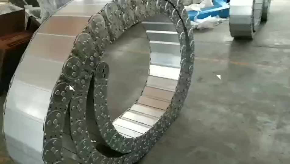 Fully Enclosed Type Flexible Stainless Steel Cable Drag Chain For