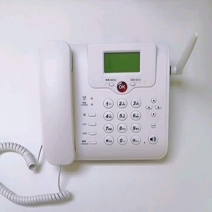 Gsm Sim Card Fixed Telefon With Fm Radio Call Id Landline Telehones Cordless Phone For Home