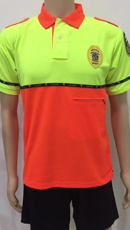 Breathable Safety Polo Shirt Sublimation Polo Tshirt Custom Polo Shirt