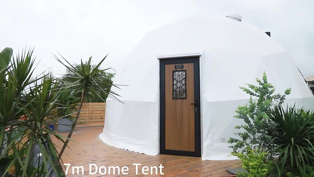 6m 8m Igloo Pvc Hotel Dome House Tents Home Kit Glamping Geodome