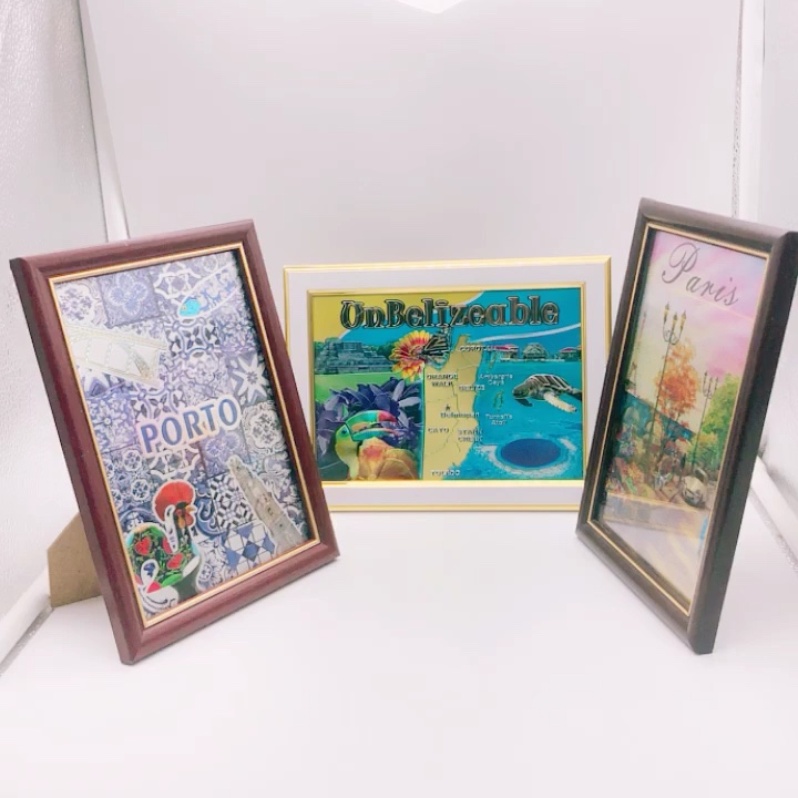 New Design Souvenir Photo Frame Foil Paper Qatar Doha