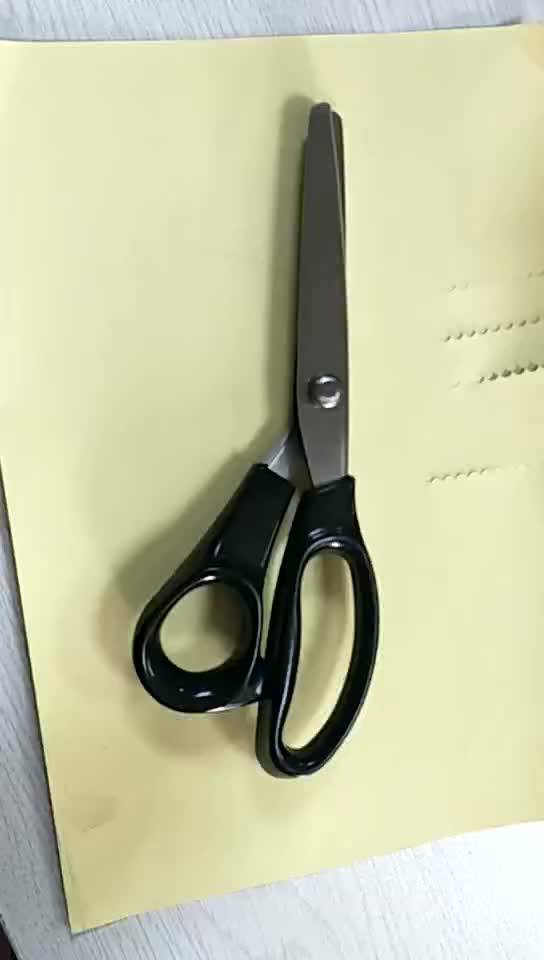 Double Color Rubber Handle Lace Fabric Tailor's Scissors Stainless