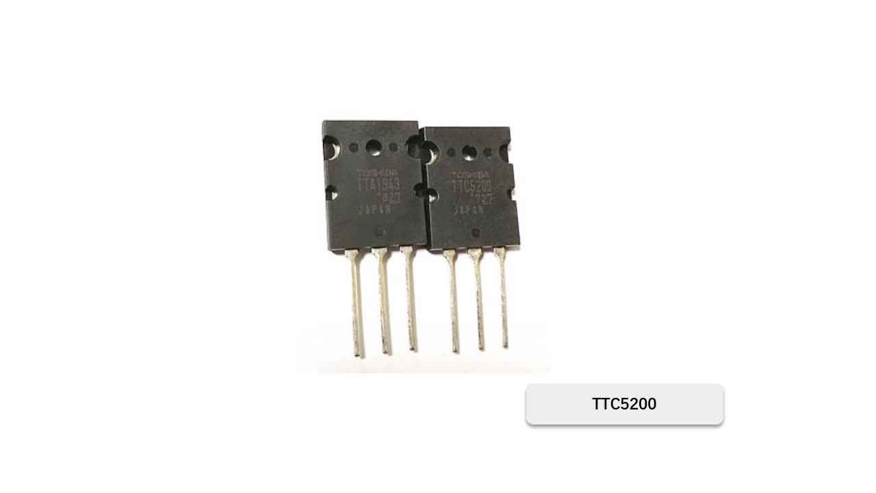Audio Ic Tta1943 Ttc5200 1943/5200 To-3pl High Power Amplifier