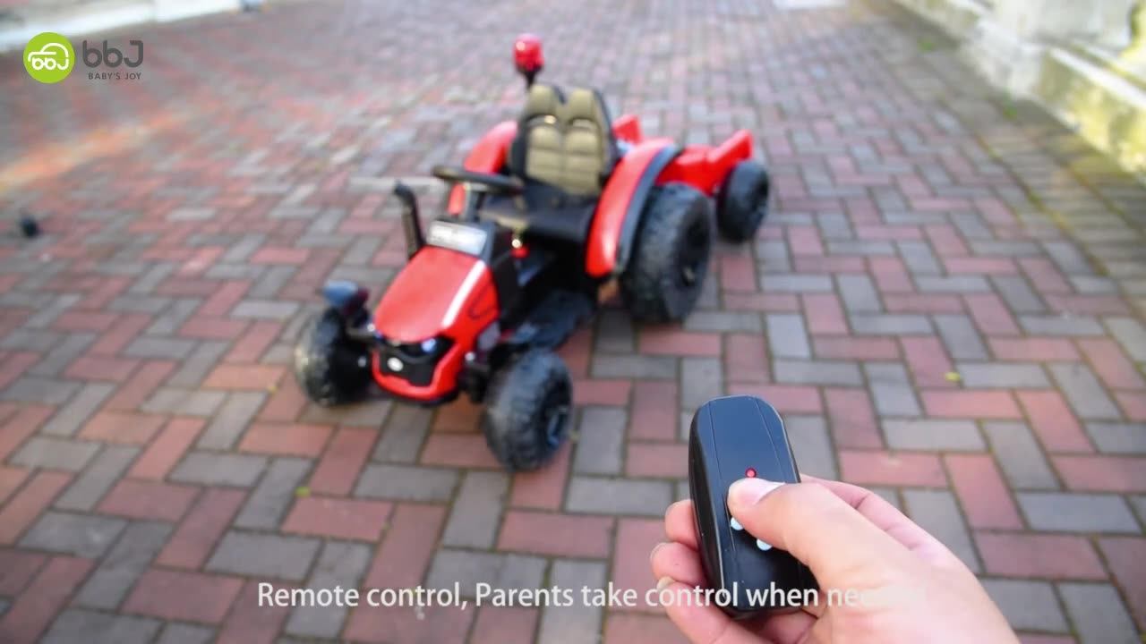 Newest Factory 12v Children Electric Tractor Kids Battery Tractor