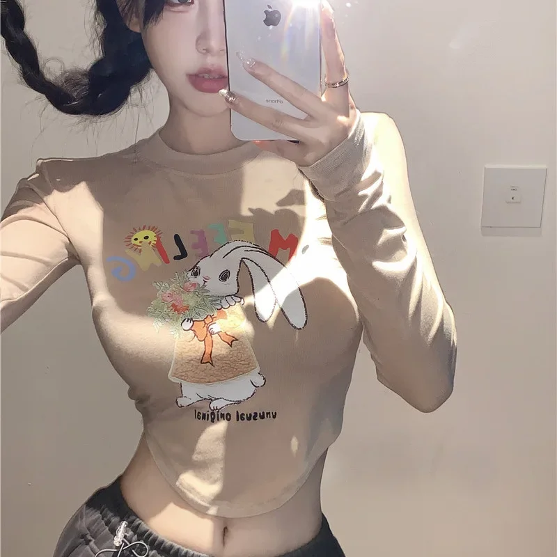 Spring fitted design sexy short long-sleeve