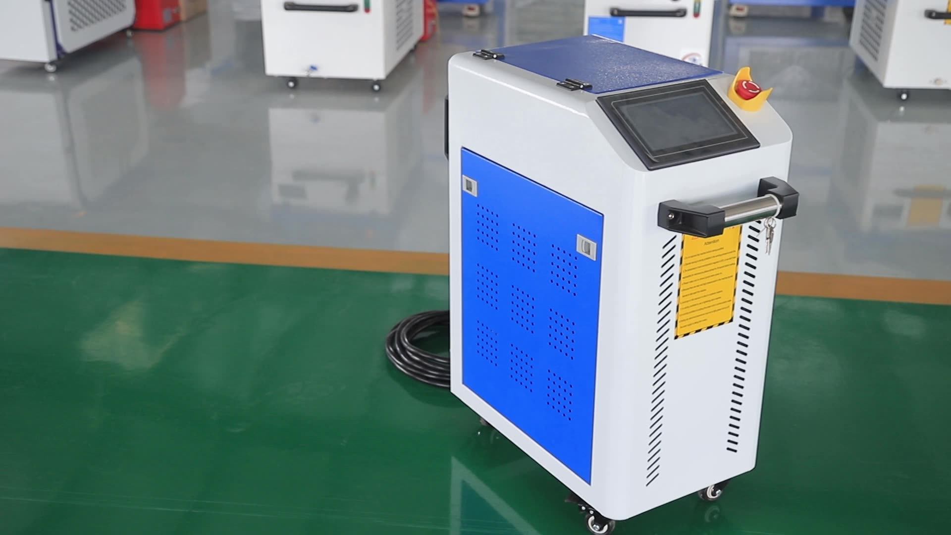 200w Pulse Handheld Laser Cleaning Machine Jpt Laser Metal Laser Wood