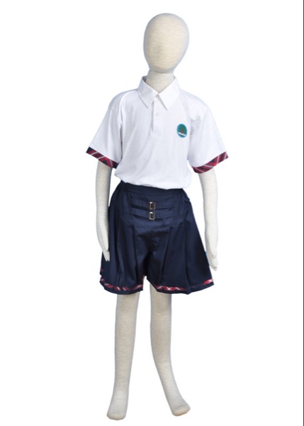 Yiwu Jiangbin Primary School Summer School Uniforms for Girls