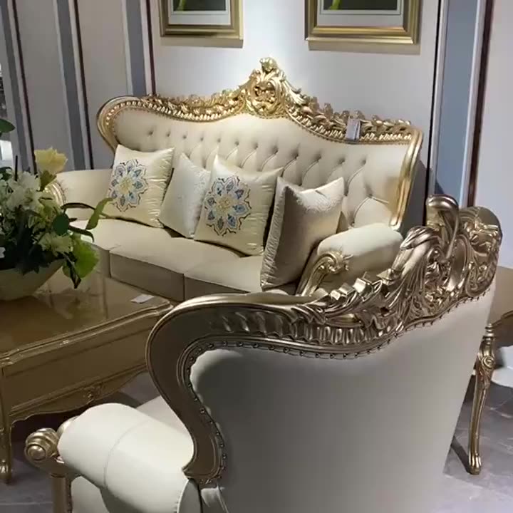 2019 New Design Antique Sofa European Style Classic ...