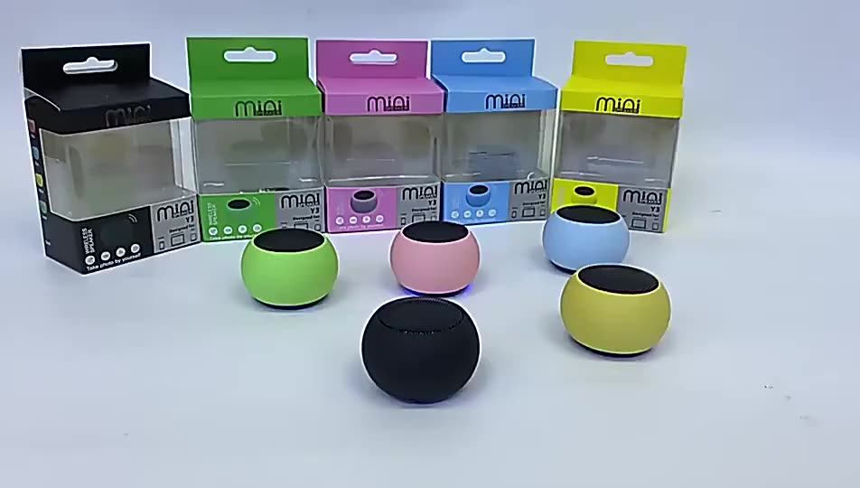 Macarons Portable Y3 M3 Micro Usb Colorful Wireless Speakers