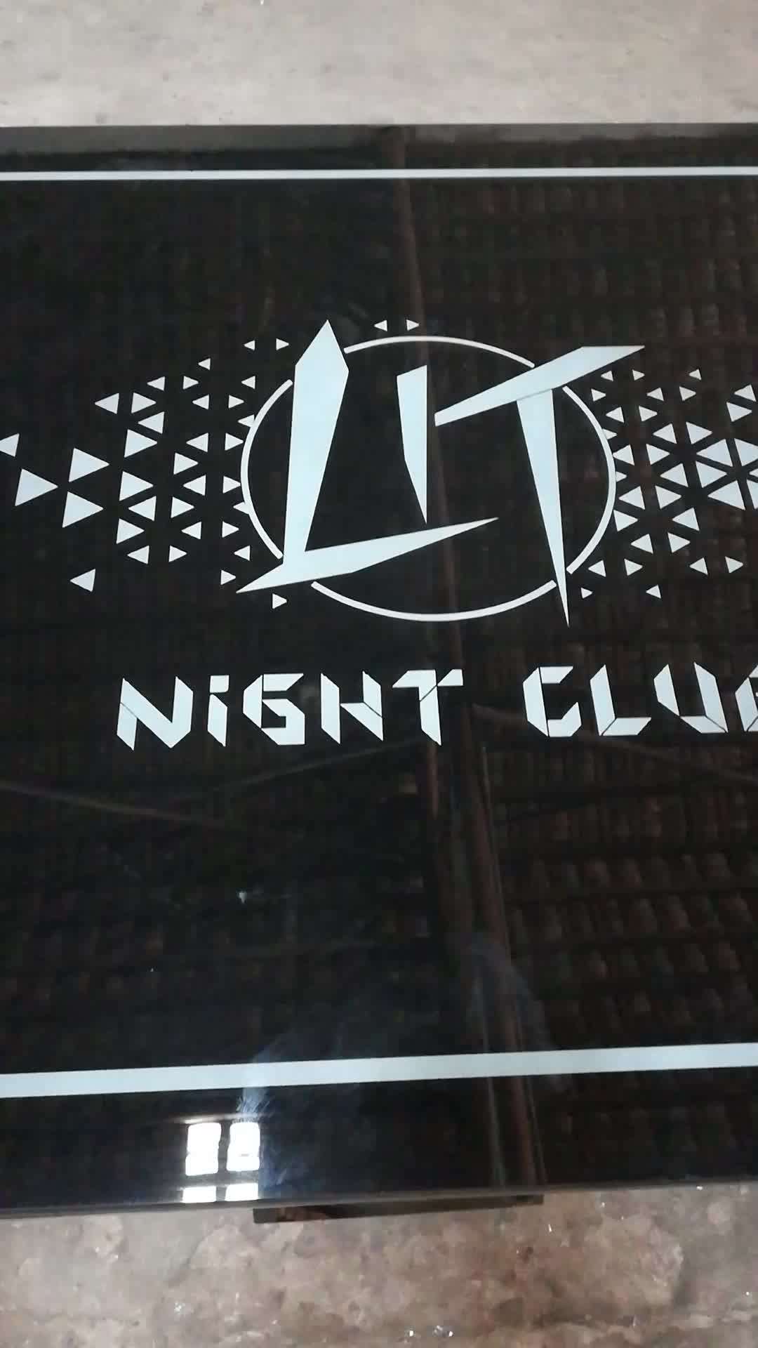 304 Black Stainless Steel Club Bar And Lounge Supplies Interior Design