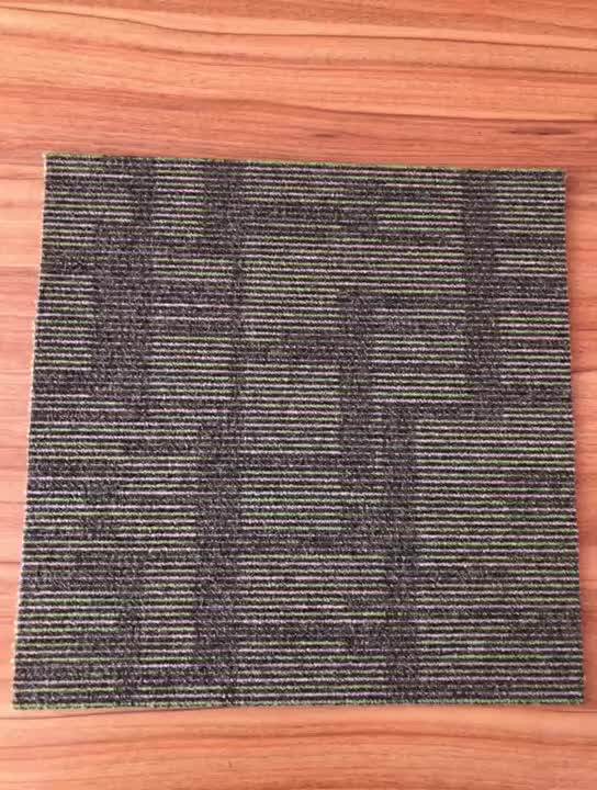 Modern Design 3d Loop Pile Waterproof Square Carpet Tiles For Office